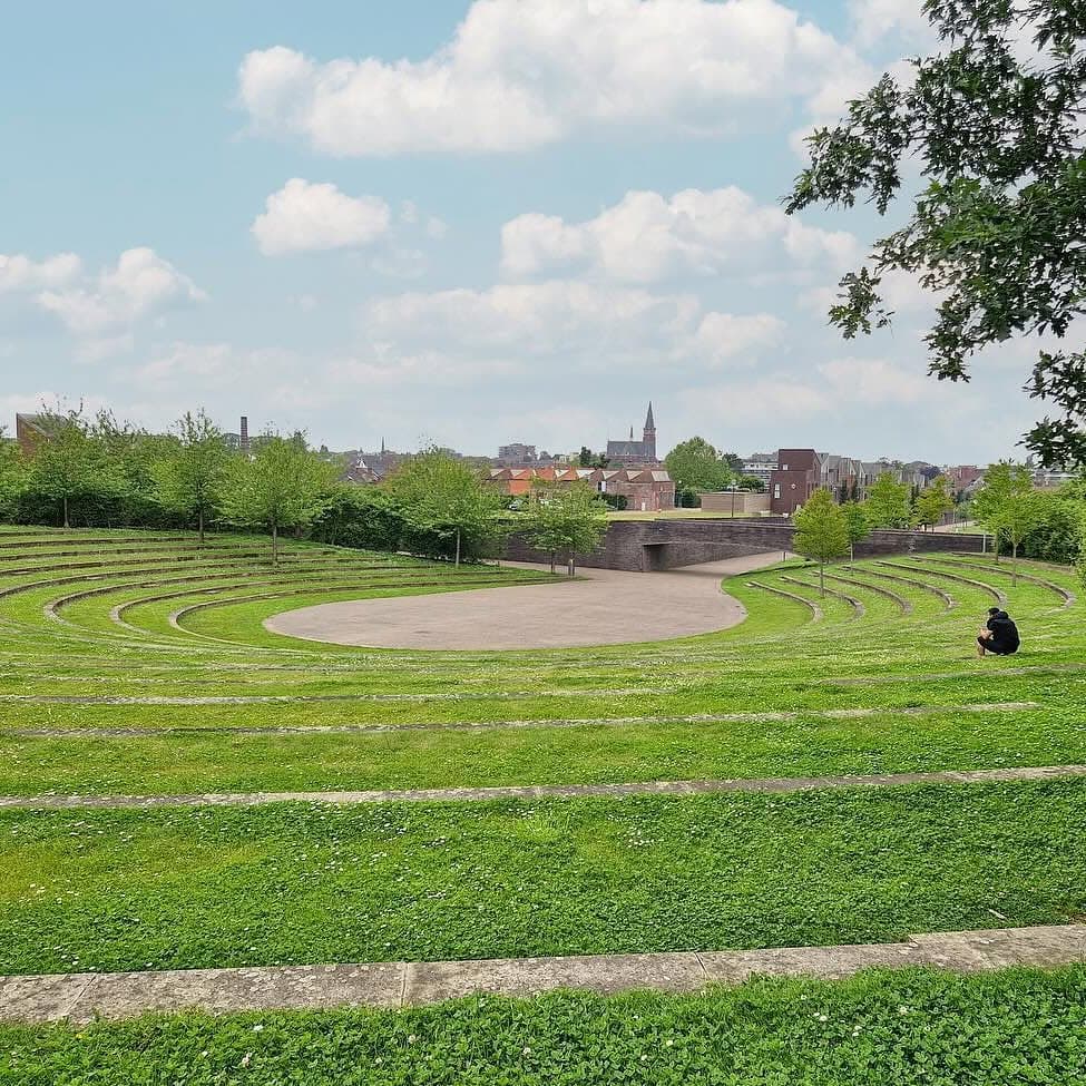 City garden in Ronse