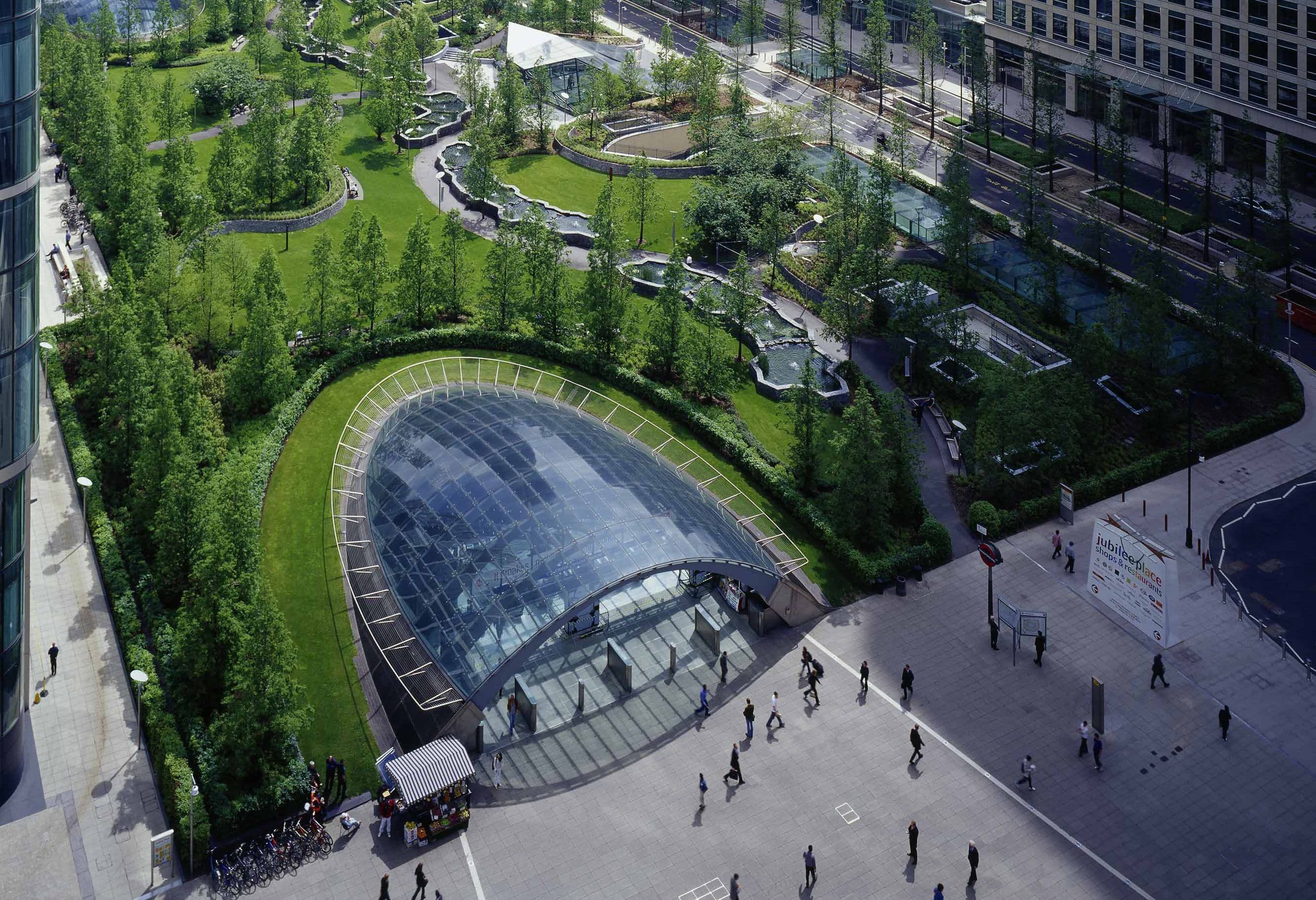 Top view of Jubilee Park