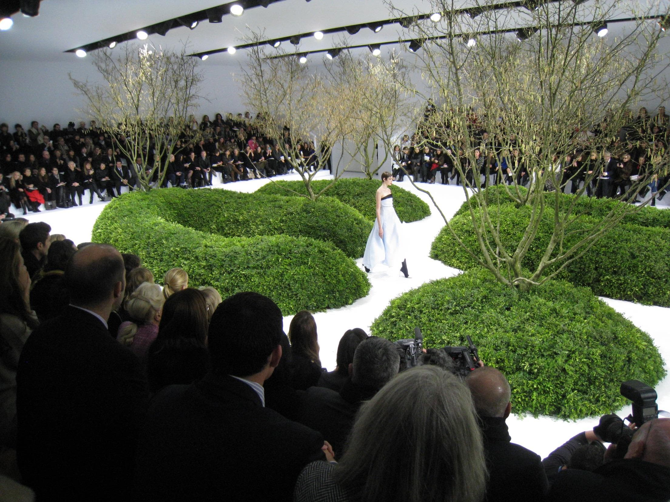 View on Dior show from audience