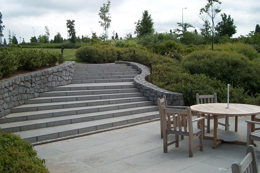 BGL BNP Paribas formal garden geometry