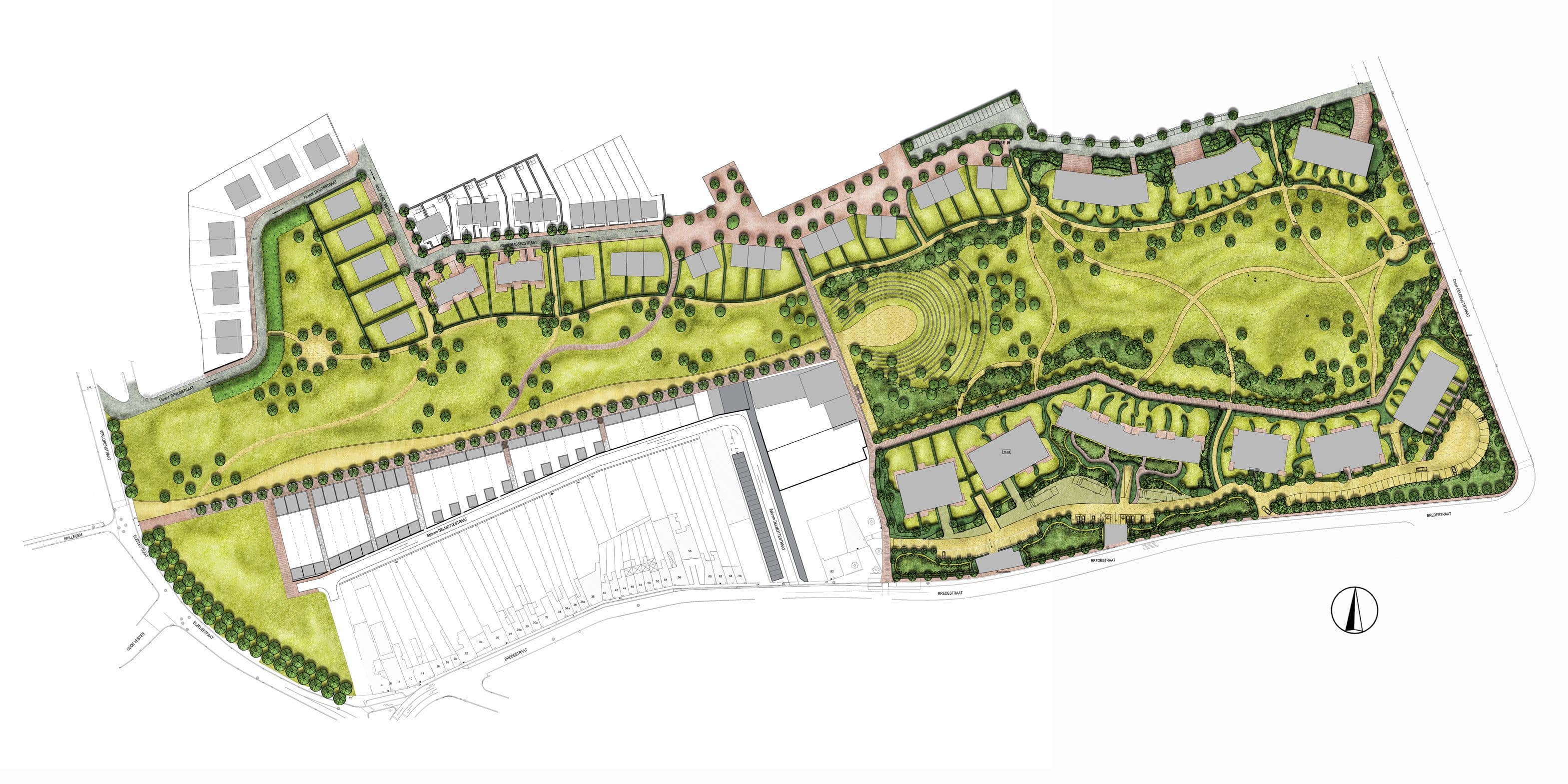 City garden Ronse plan
