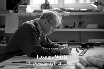 Jacques Wirtz (°31 December 1924 – †21 July 2018)