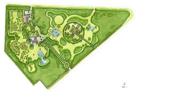 Van den Bergh garden plan