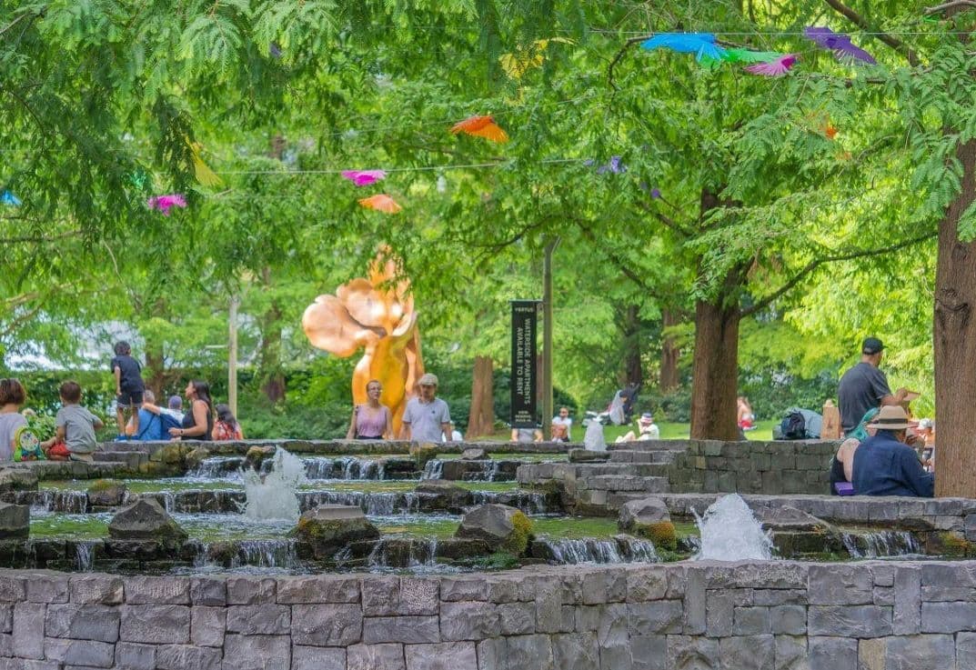 Water in Jubilee Park