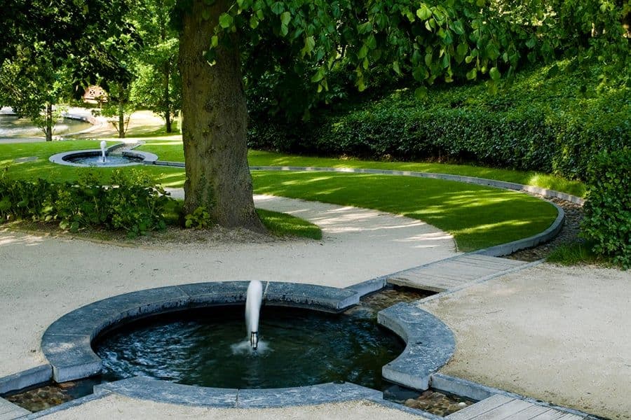 Alnwick Garden topiary hedges