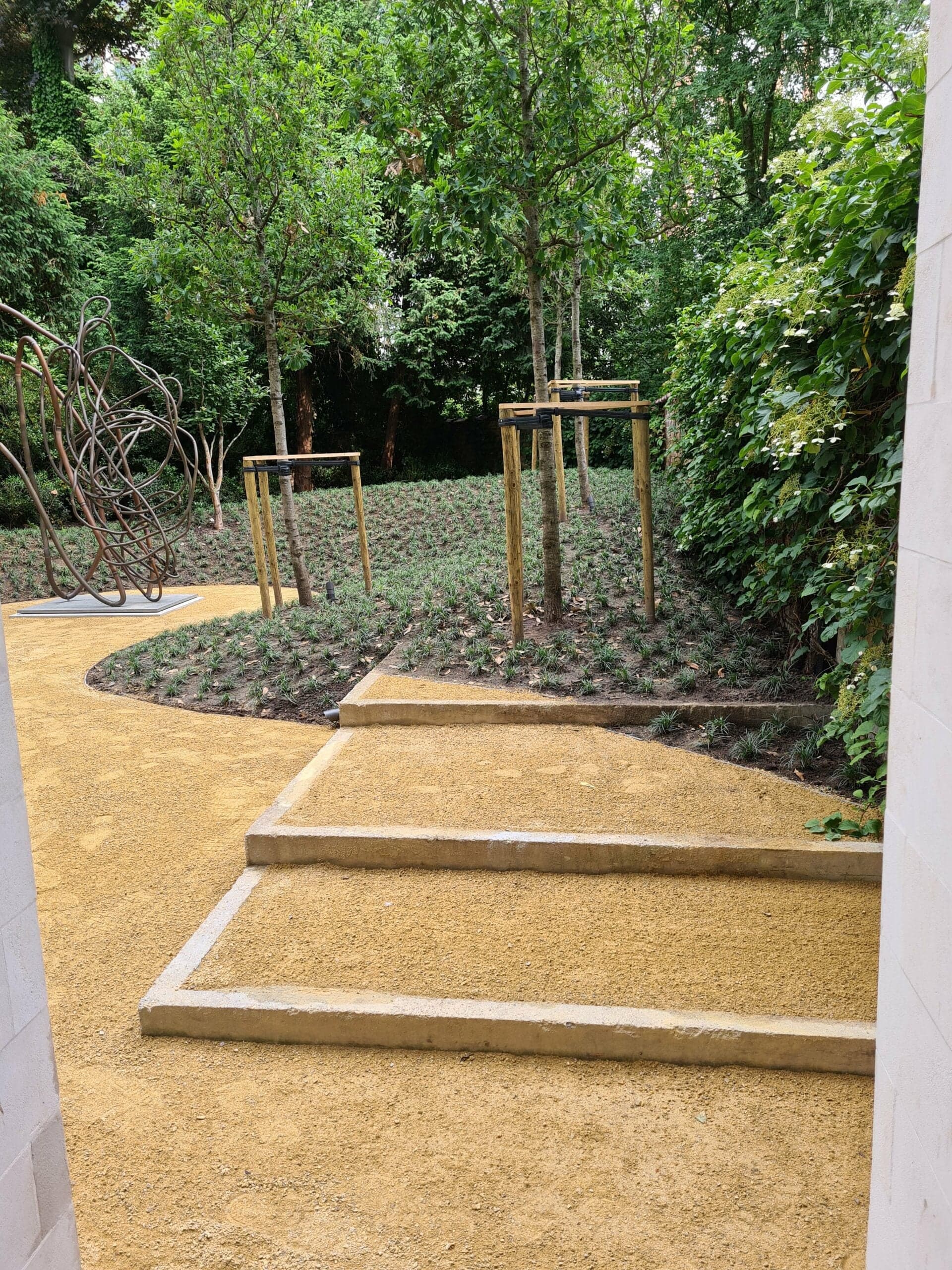 Hufkens Art Gallery sculpture garden