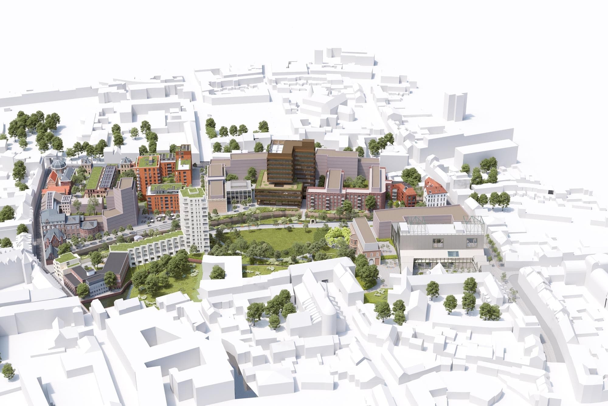 Hertogensite, an urban renewal project in the heart of Leuven (BE).