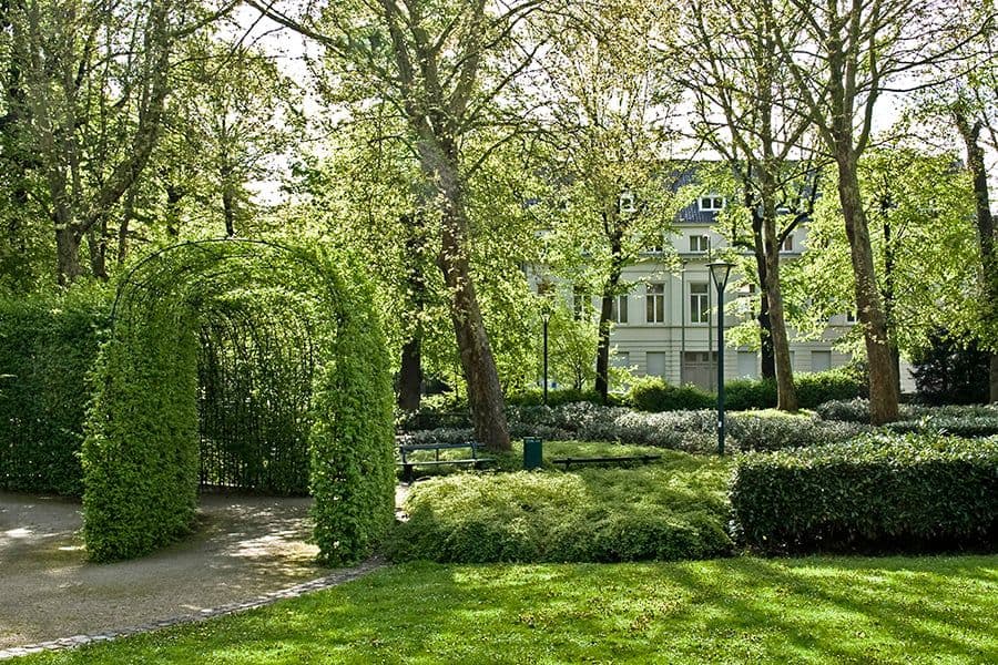 Het Plein park aerial view