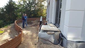 Rheinblick Residences Bonn, landscape construction in progress