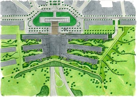 Bolivarplaats Palace of Justice masterplan
