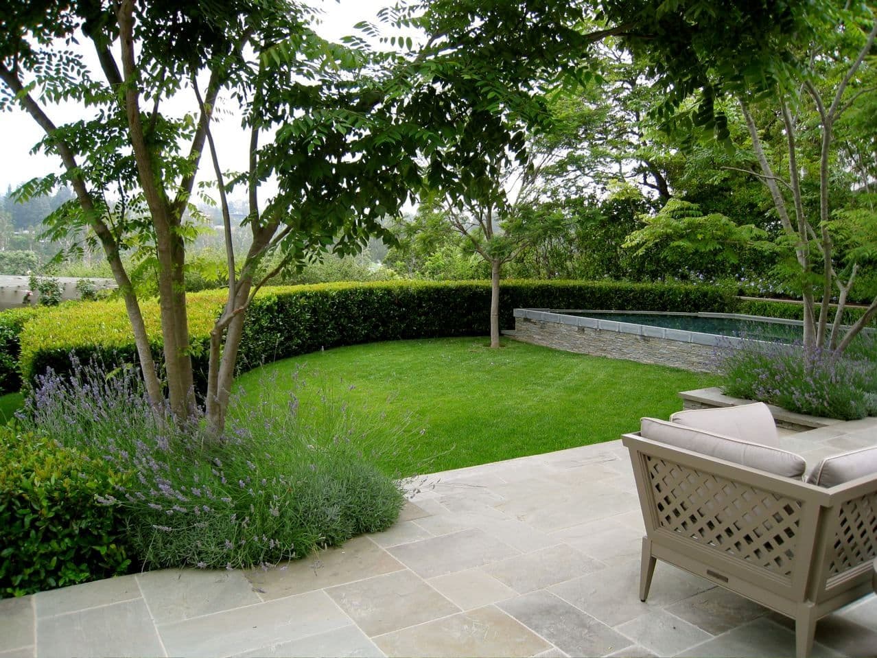 California garden terrace