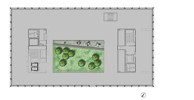 Novartis courtyard garden plan
