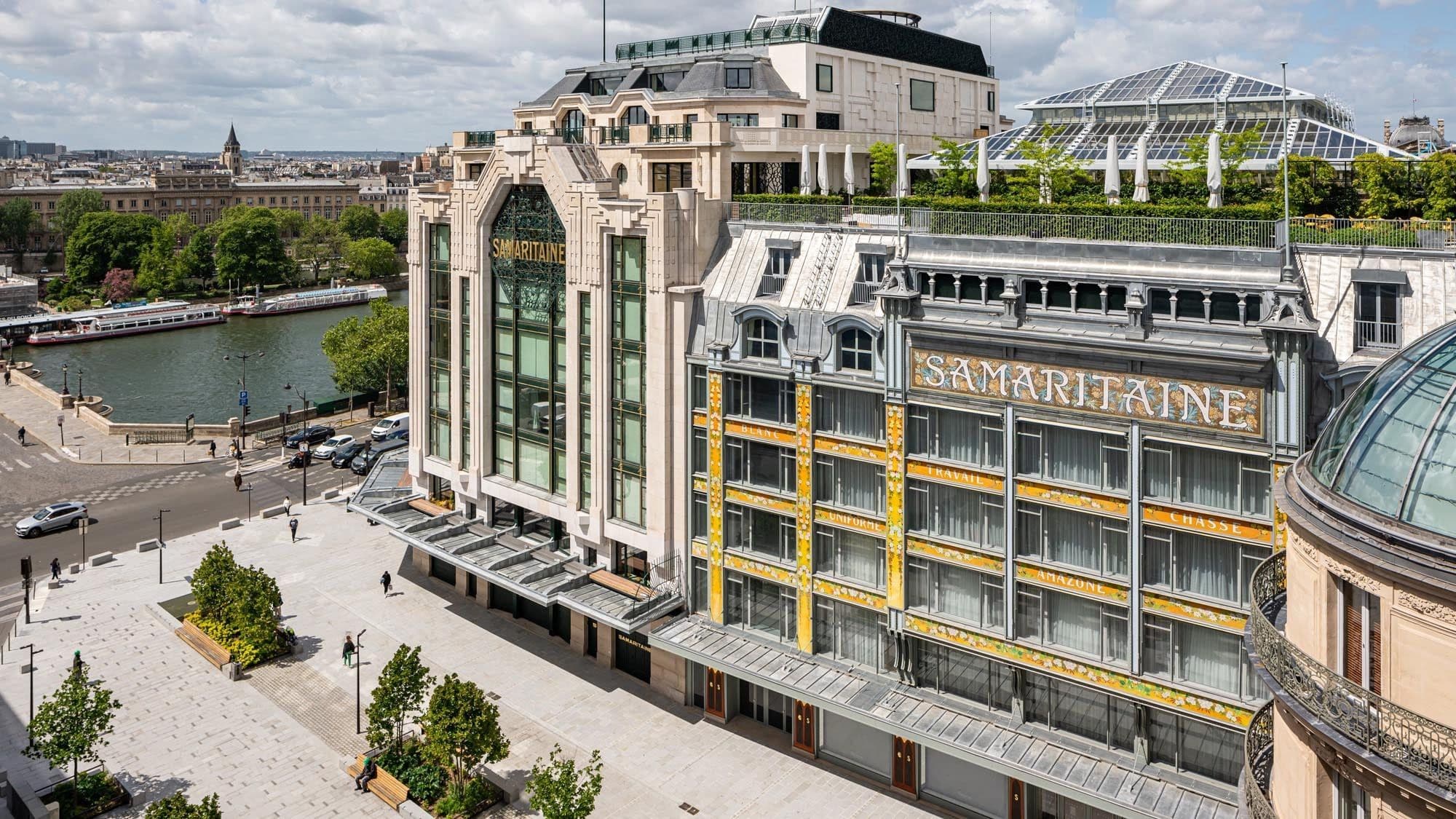 Exclusive roof garden for five-star hotel Cheval Blanc at La Samaritaine, Paris