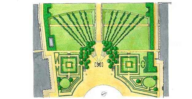 Les Jardins du Carrousel masterplan