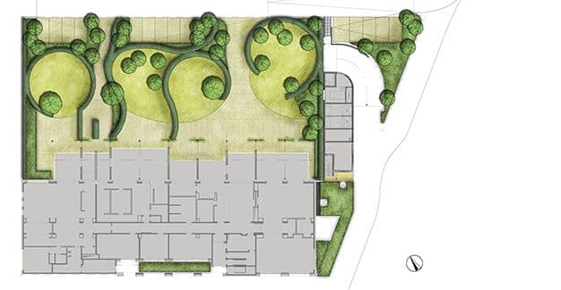 Anco residence garden overview