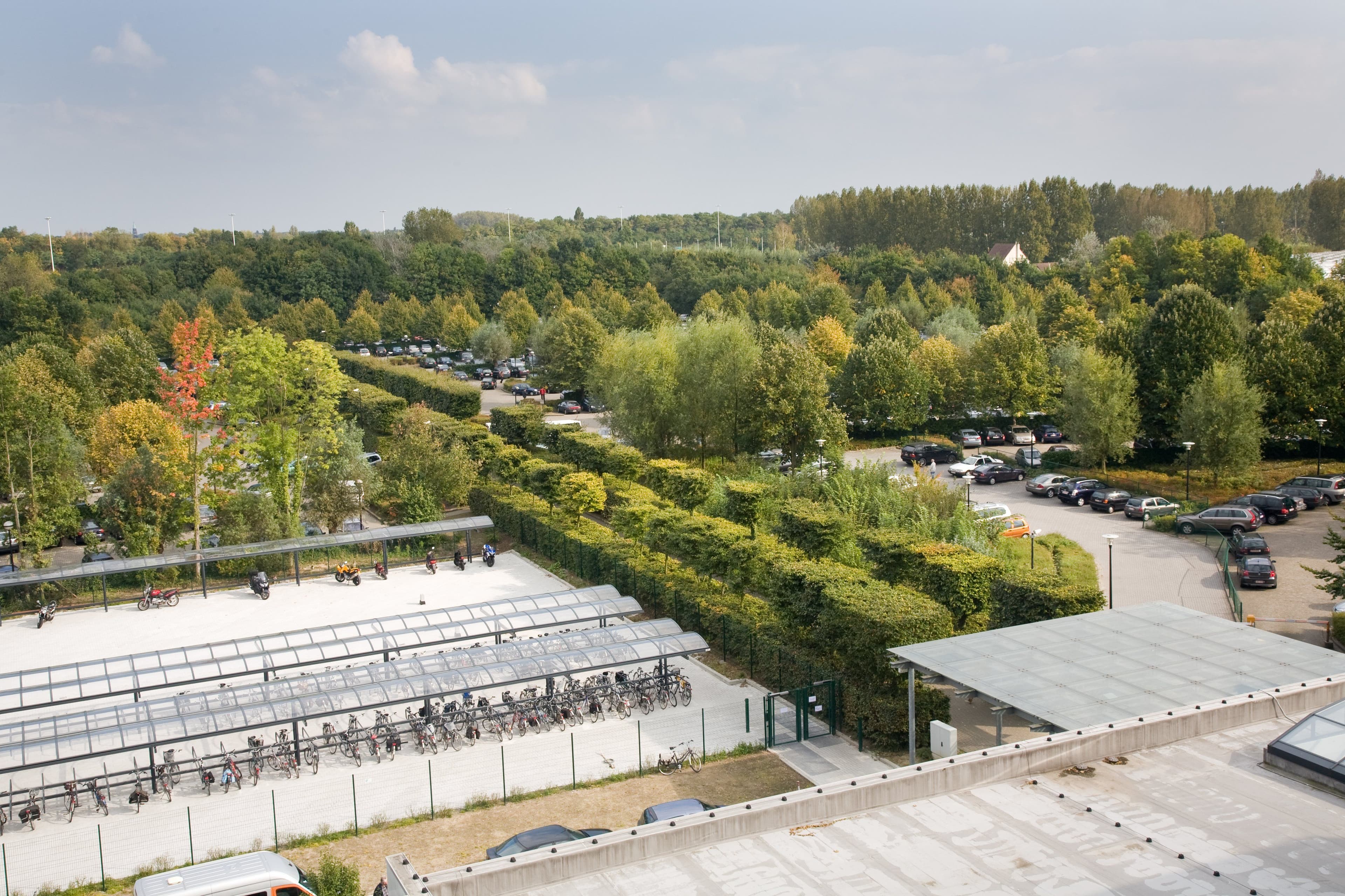 UA Wilrijk Campus aerial view