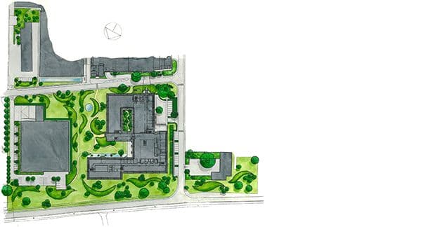 Ernsting's Family Campus site plan
