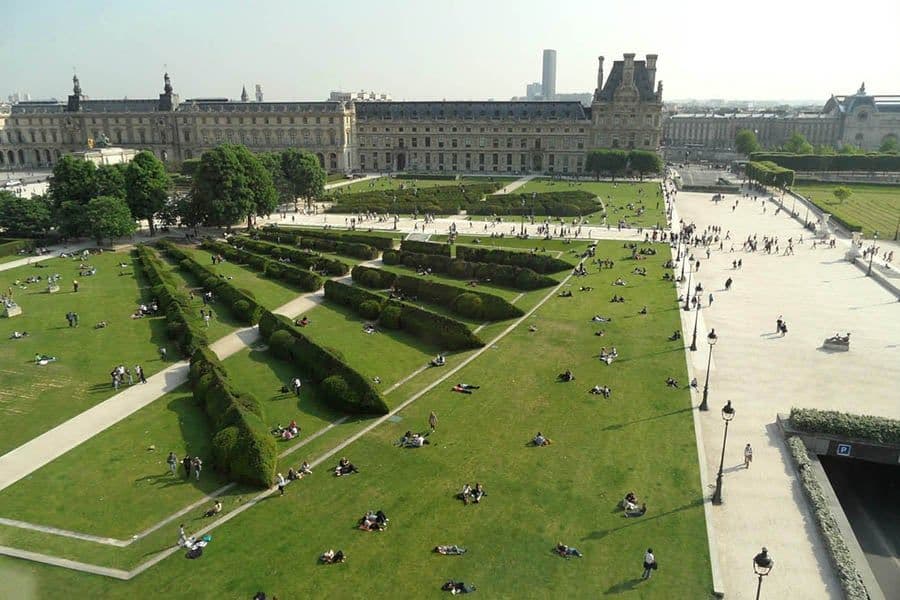 Les Jardins du Carrousel formal garden
