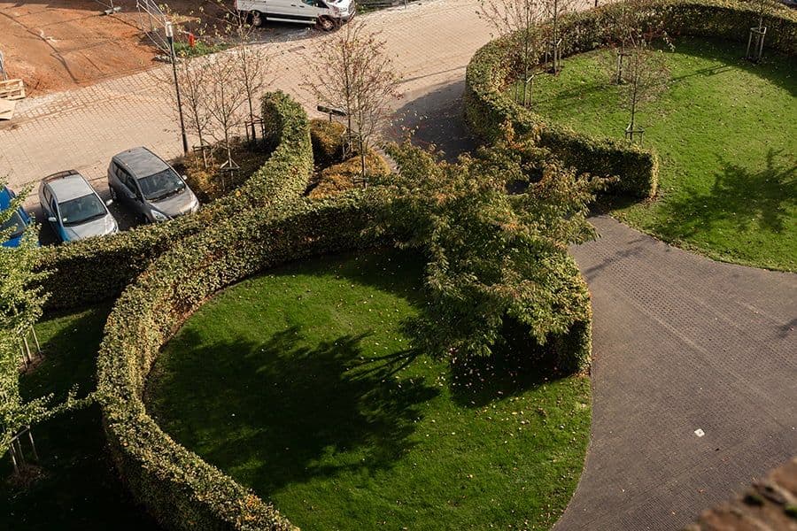 Anco nursing home garden courtyard