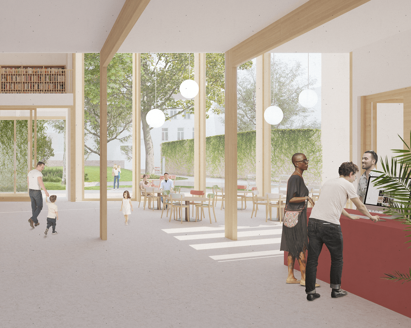 Competition win for the new library and daycare center in Antwerp (BE)