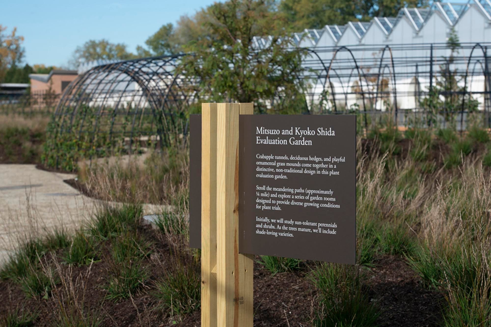 New shade evaluation display garden at the Chicago Botanic Garden (US)